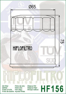 ФИЛТЕР ЗА МАСЛО HIFLOFILTRO HF156 - Img 2