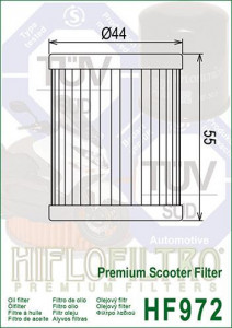 ФИЛТЕР ЗА МАСЛО HIFLOFILTRO HF972 - Img 2
