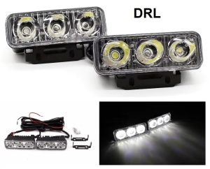 Халогени LED -DRL- дневни светла, сет од 2 парчиња - Img 1