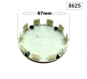 бела/сина капачка BMW за фелна 68mm - Img 2