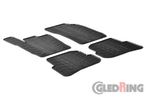 Гумени патосници Gledring за Audi A1 2010-2018 3-5 врати
