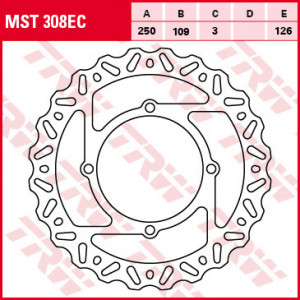ДИСК ЗА СОПИРАЊЕ TRW MST308EC