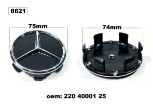 капачка Mercedes за фелна 74mm-1бр - Img 2
