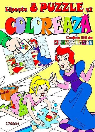 Cenușăreasa (Lipeste si coloreaza). Editia a 2-a