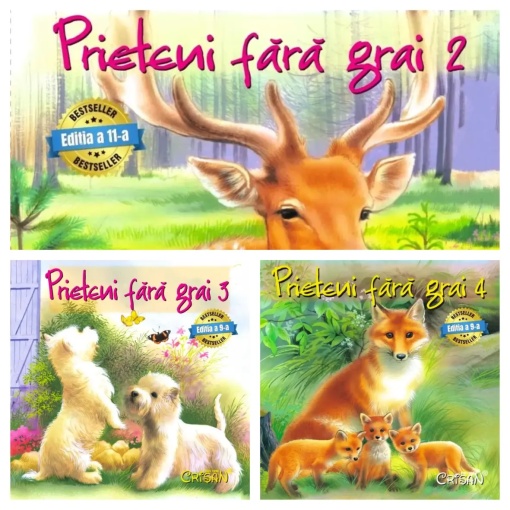 Pachet "Prieteni fara grai" - 3 Carti (1 gratuita)