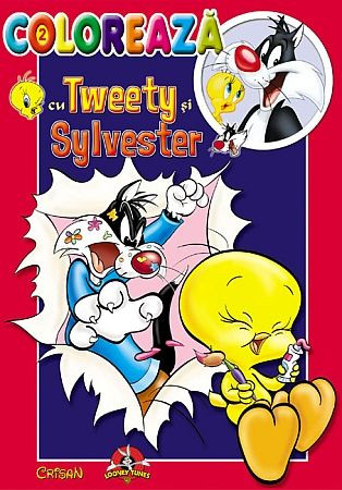 Colorează cu Tweety și Sylvester 2. Bestseller. Editia a 5-a