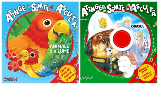 Pachet "Atinge, simte, asculta" - 2 Carti (1 redusa cu 70%)