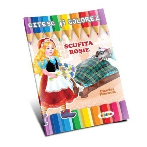 Citesc si colorez - Scufita Rosie