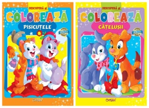 Pachet "Descopera si coloreaza" - 2 Carti (1 redusa cu 70%)