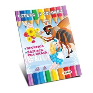 Citesc si colorez - Degetica
