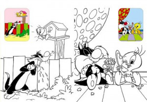 Colorează cu Tweety şi Sylvester 1. Bestseller. Editia a 5-a - Img 2