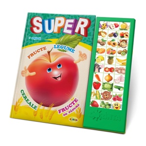 Carte cu sunete - Super fructe, legume, fructe de padure