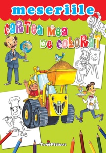 Cartea mea de colorat - Meseriile