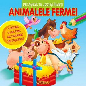Animalele fermei (Detasezi, te joci si inveti). Editia a 2-a - Img 1