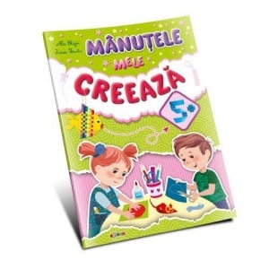 Marea carte de colorat - Manutele mele creeaza 5+