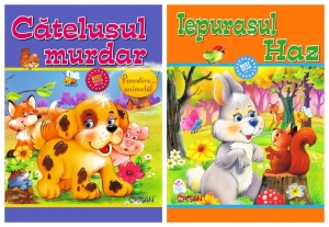 Pachet "Animale si povesti animate" - 2 Carti (1 redusa cu 70%)
