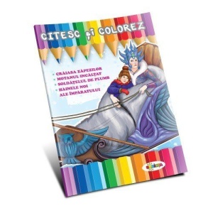 Citesc si colorez - Craiasa zapezilor