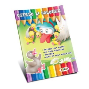 Citesc si colorez - Ratusca cea urata