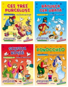 Pachet "Colorezi si inveti sa scrii" - 4 Carti (2 gratuite)