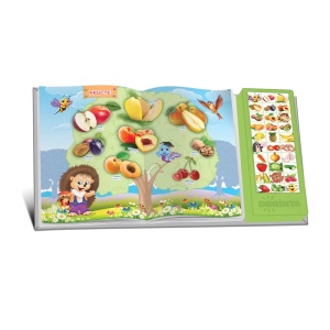 Carte cu sunete - Super fructe, legume, fructe de padure - Img 2