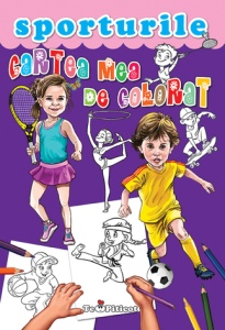 Cartea mea de colorat - Sporturile