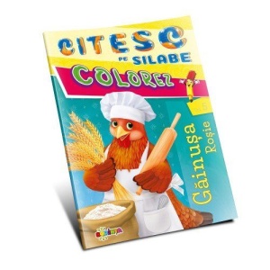 Citesc pe silabe, colorez - Gainusa rosie