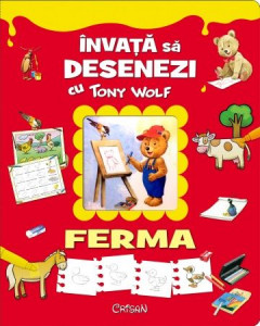Învaţă să desenezi cu Tony Wolf - Ferma (Tony Wolf) - Img 1