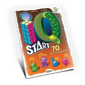 Marea carte de colorat - IQ start 3+ (cu 70 de autocolante)