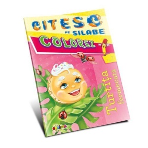 Citesc pe silabe, colorez - Turtita fermecata