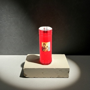 Candela Italia T80, capac antivant, rosu, timp ardere ~5 zile