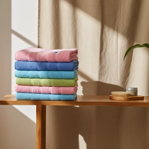 Set 10 prosoape parastase si inmormantari de fata, color, 50x90, bumbac 100%, 450G/M² - Img 3