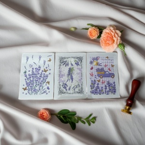 Set 12 prosoape, bucatarie, lavanda, 40x60cm, bumbac 100% - Img 4