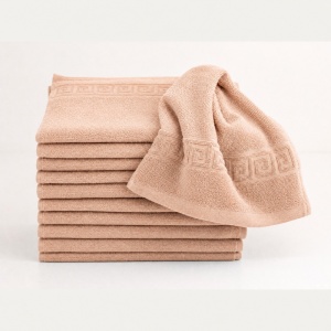 Set 12 Prosoape Bumbac Pieptanat, 30×50cm, 550gr/mp, Greek Border – Piersica