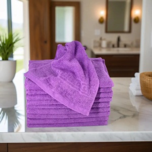 Set 12 prosoape, mov, bucatarie, 30×50, hoteliere, bumbac 100%, 550G/M², Greek