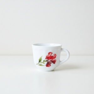 Set 6 cesti opal Sabrina red 220ml