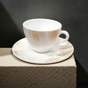 Set cafea din opal 12 piese Zentone - Img 2