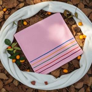 Set 10 prosoape parastase si inmormantari de fata, color, Rainbow, 50x90, bumbac, 350G/M² - Img 3