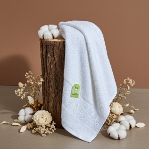 Set 10 prosoape parastase si inmormantari de fata, Hortensia, 46x90, bumbac, 483G/M² - Img 2