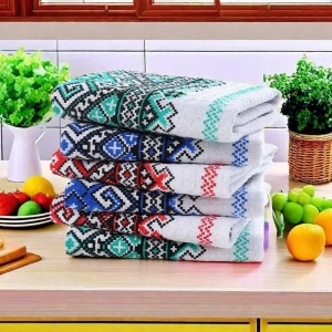 Set 12 prosoape bucatarie, bumbac, traditional, 40x65cm - Img 3
