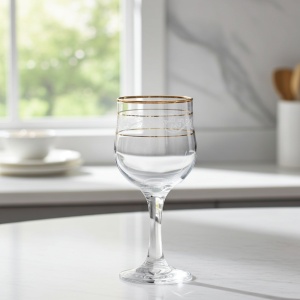 Set 6 pahare vin Lav Gold 320 ml