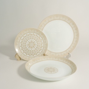 Set Masă 6 Persoane — Serviciu masa + Tacâmuri + Pahare BF3 - Img 2