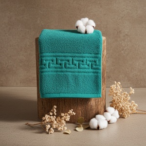 Prosop de baie, verde, hotelier, bumbac 100%, 550G/M², Greek