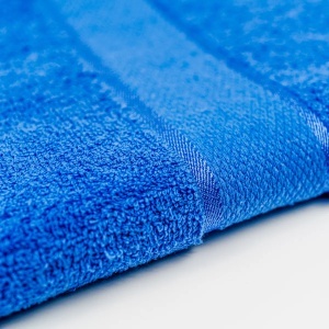 Set 4 Prosoape - albastru, Bumbac 100%, - 50x90 cm. Ideale pentru Față și Mâini, Uscare Rapidă și Textură Pufoasă - 400g/mp - S41 - Img 2