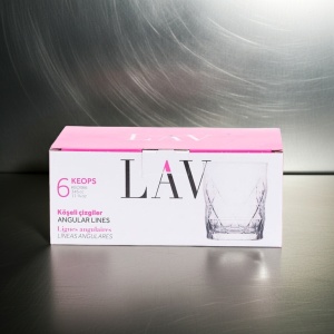 Set 6 pahare wisky Lav Keops 345 ml - Img 5