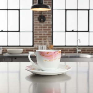 Set cafea din opal 12 piese Rozalin