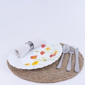 Platou oval, opal, Nasima 34cm - Img 1
