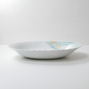 Serviciu masa din opal 18 piese , 6 persoane, Blue Marble - Img 5