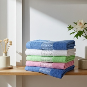 Set 10 prosoape parastase si inmormantari de fata, color, Diana, 46x93, bumbac, 450G/M²