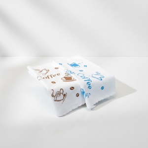 Set 20 prosoape, Coffe, bucatarie, microfibra, 28x28cm