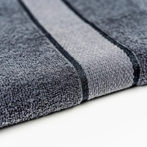 Set 4 Prosoape - Gri inchis, Bumbac 100%, - 50x90 cm. Ideale pentru Față și Mâini, Uscare Rapidă și Textură Pufoasă - 420g/mp - S45 - Img 2